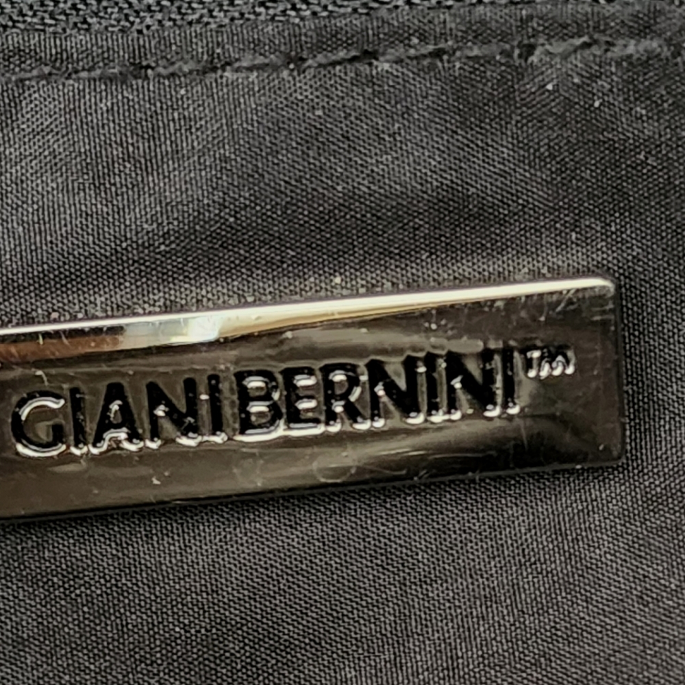 Giani Bernini Black Leather Bag - Picture 9 of 16